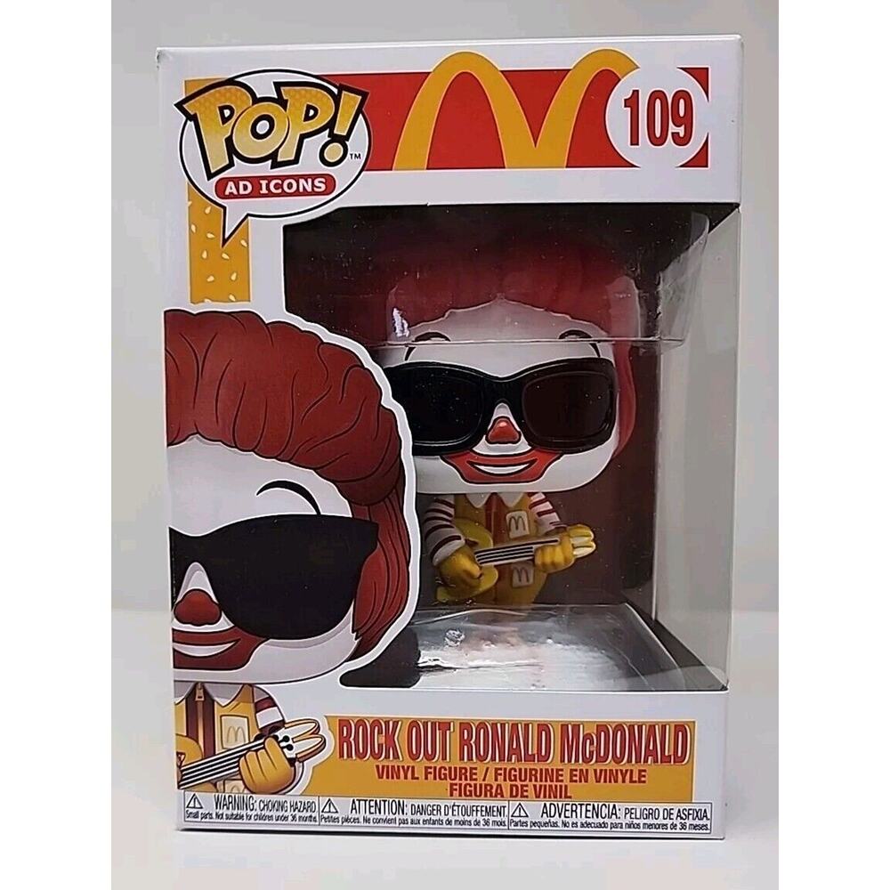Funko Pop! McDonalds‎ Rock Out Ronald McDonald #109 F44